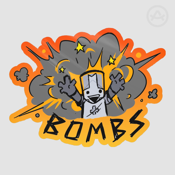 Grey Knight "BOMBS" Sticker