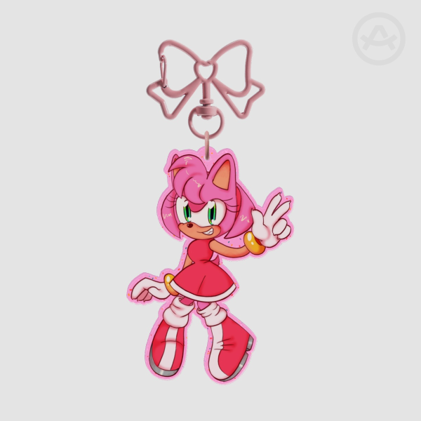 Amy Rose Keychain