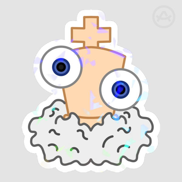 Kinger holographic sticker