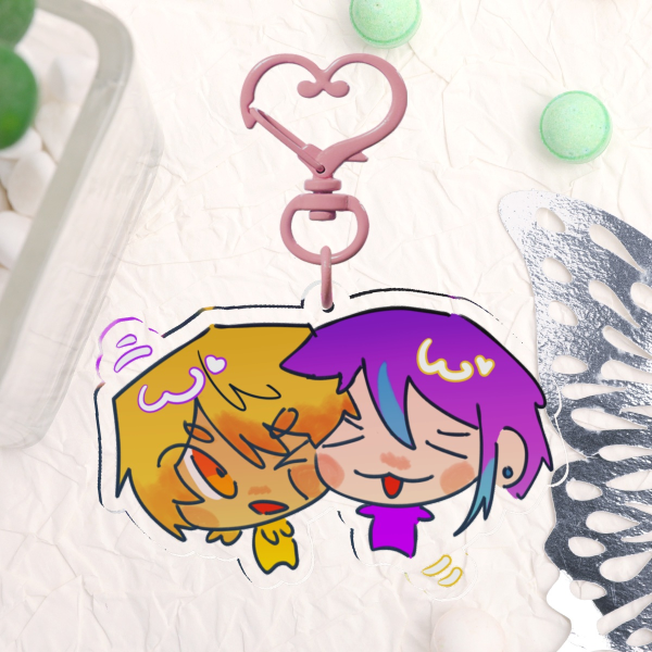 Lovey Dovey Ruikasa Keychains
