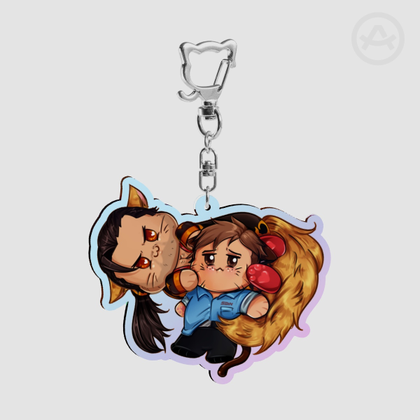 Flambert Kitty Acrylic Keychain