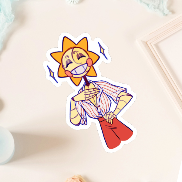 Confident Sundrop sticker