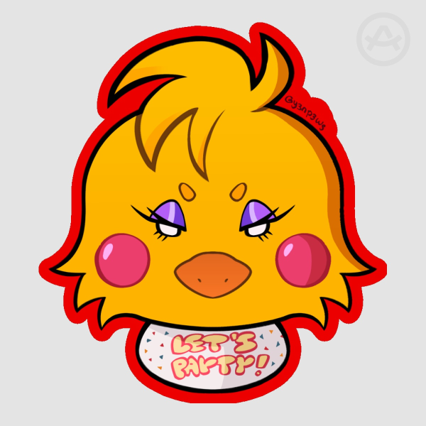 FNAF 2 Toy Chica sticker 🐥