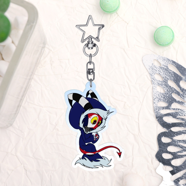 Winter Blitzø Clear Acrylic Keychain