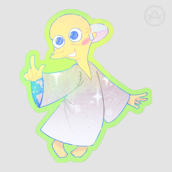 Colored Edge Die Cut Stickers