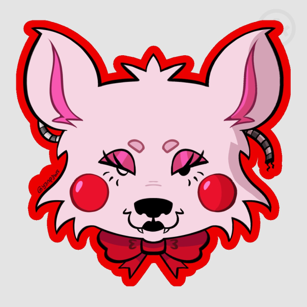 FNAF 2 Mangle sticker 🦊