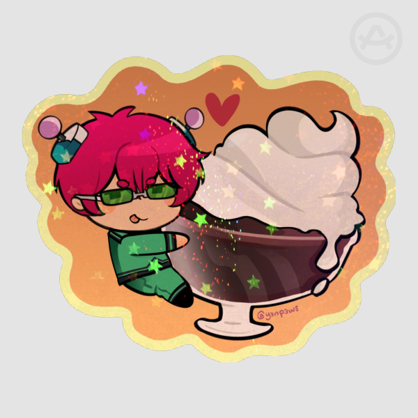 Saiki K Kusuo Saiki sticker 🩷
