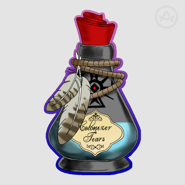 Colonizers tears Sticker