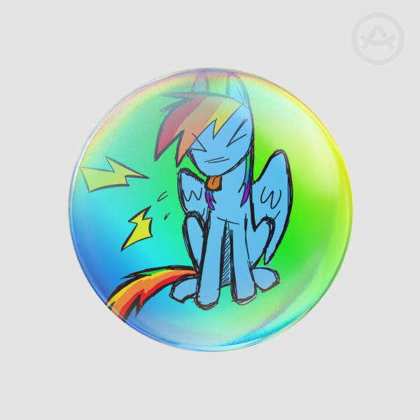 Rainbowie (Button Pins)