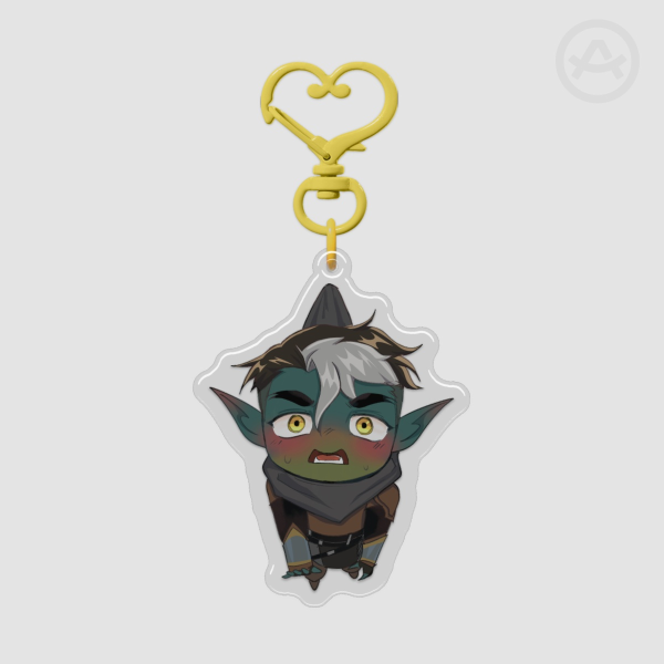 Epoxy Chibi Fjord Keychain (Critical Role - The Mighty Nein)