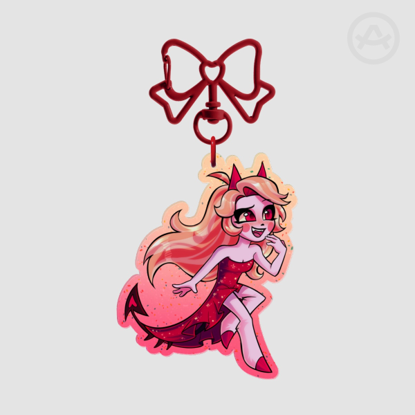 Charlie Matching Easy Glitter Keychain