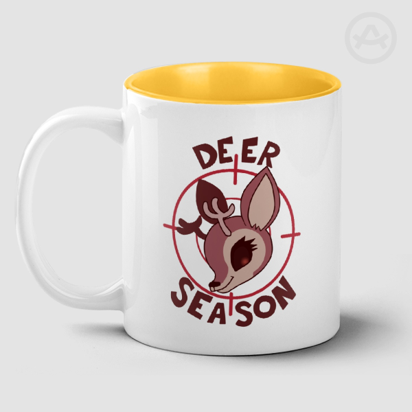 Lucifer Deer Season Mug (yellow)