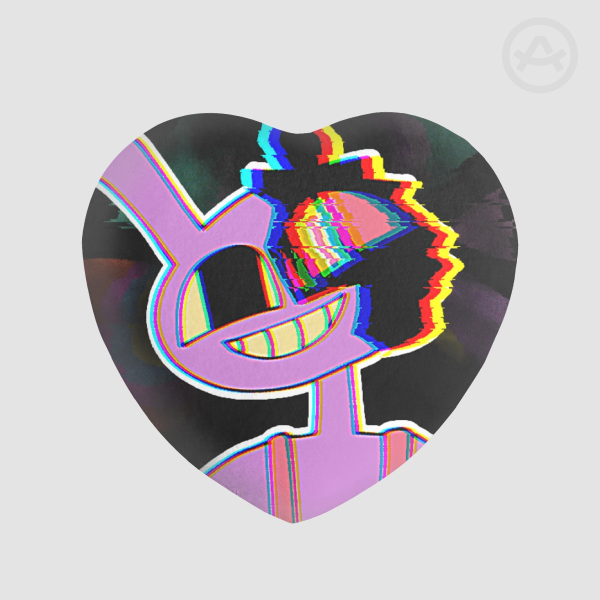 Abstracting Jax TADC Heart Badge (Plush)