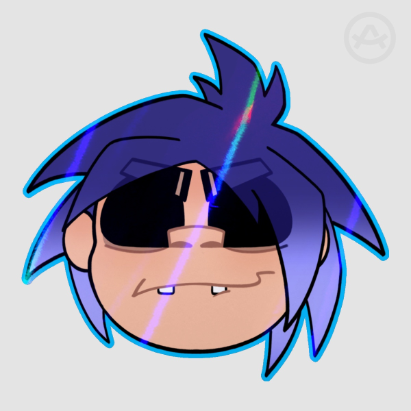 2D Phase 1 Holo Sticker
