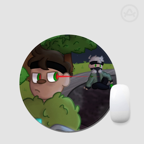 Last Life's First Boogey Mousepad (Round)