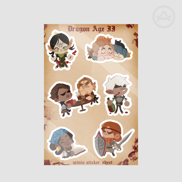 [ DA2 ] Minis Sticker sheet