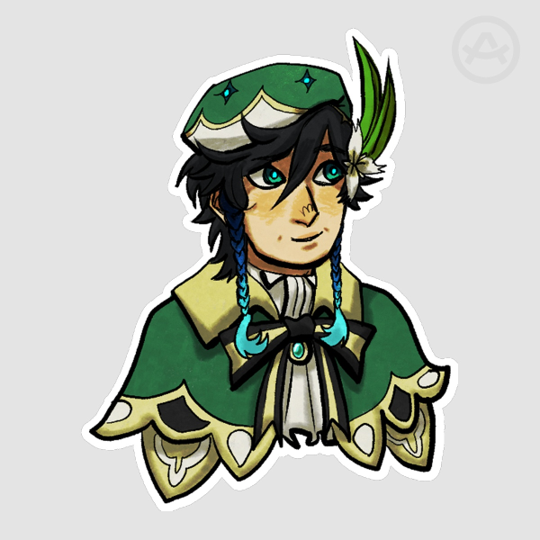 Venti/Barbatos Die Cut Stickers