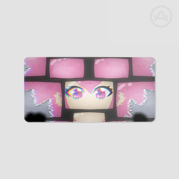 D.E.K-A Glitchy Yandere Anime Girl Desk Pad