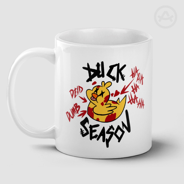 Alastor Duck Season Mug (white)