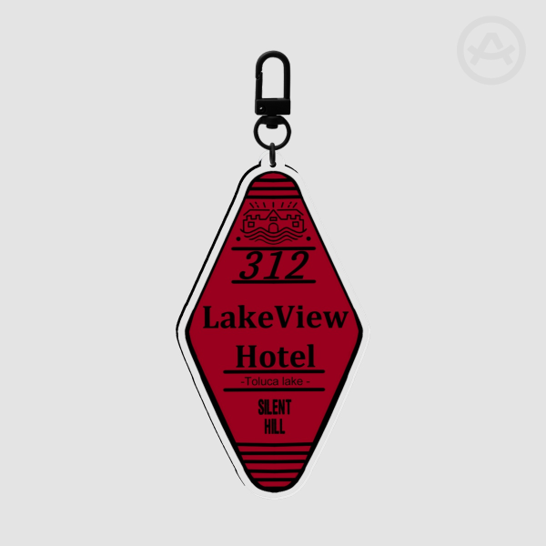 Clear Acrylic Keychain - Silent hill fanart