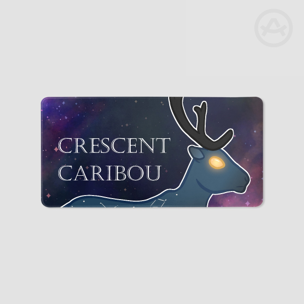 CrescentCaribou Desk Pad