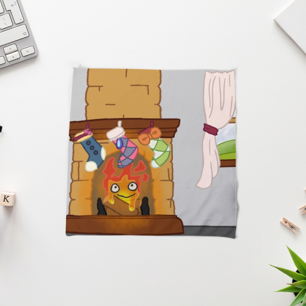 Festive Christmas Calcifer Howl's Moving Castle Magic Wrapper