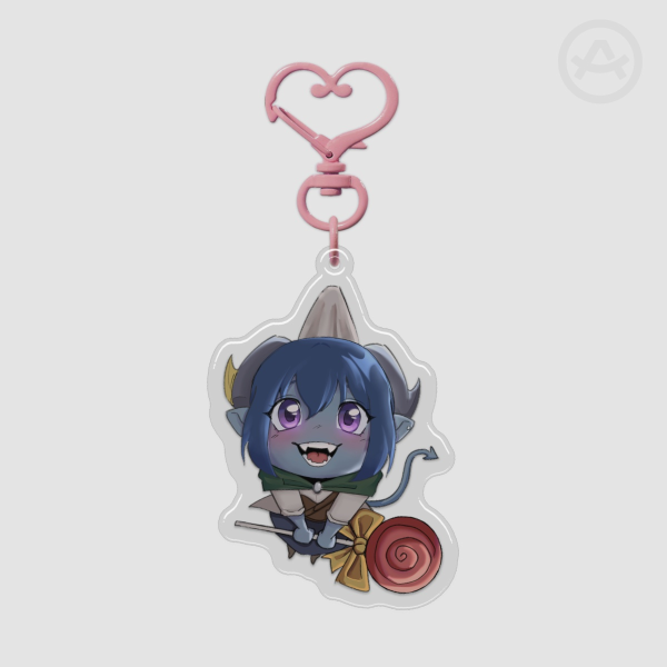 Epoxy Chibi Jester Keychain (Critical Role - The Mighty Nein)