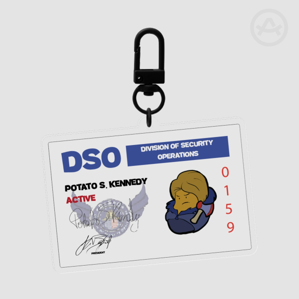Potato S. Kennedy DSO Badge Keychain