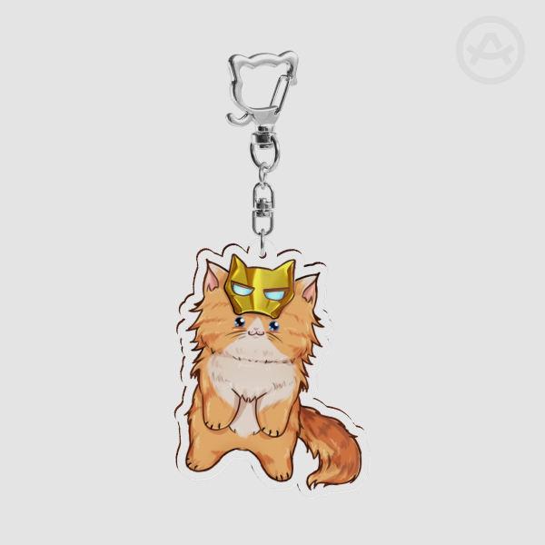 Kitty Iron Man Keychain