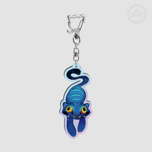 Derpy Rainbow Keychain ⋆｡°✩