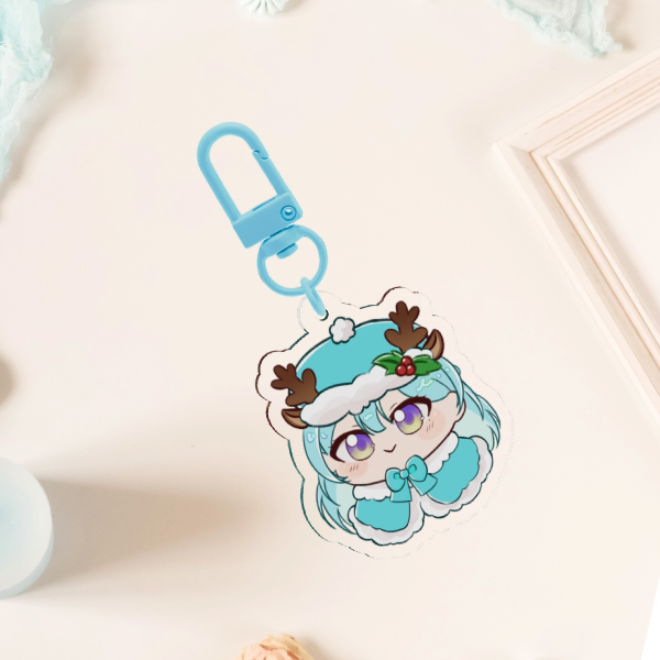 Bluebell Christmas Acrylic Keychains