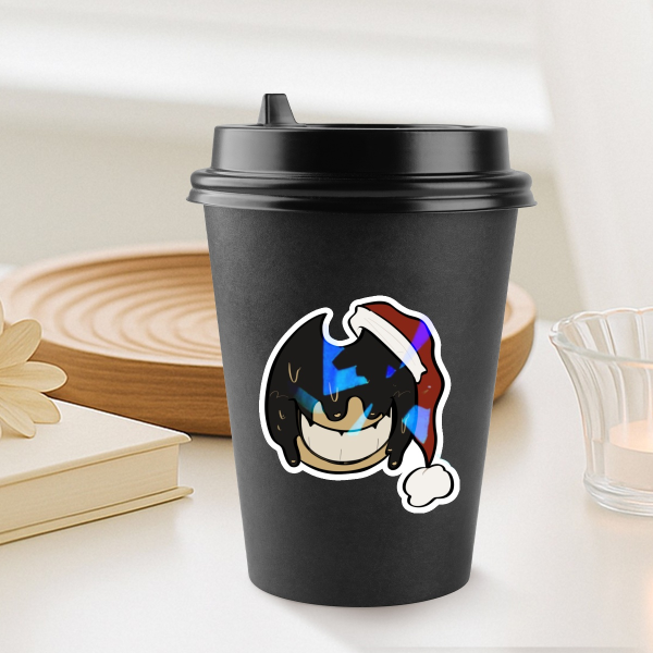 Christhmas Ink Demon (Broken glass sticker)