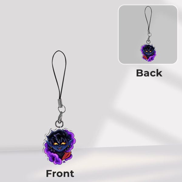 Nightcrawler phone charm
