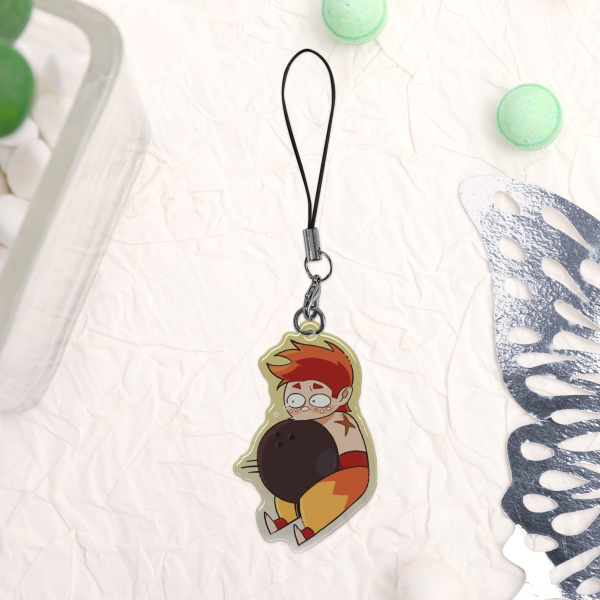 Bowling Pin - Epoxy Keychain