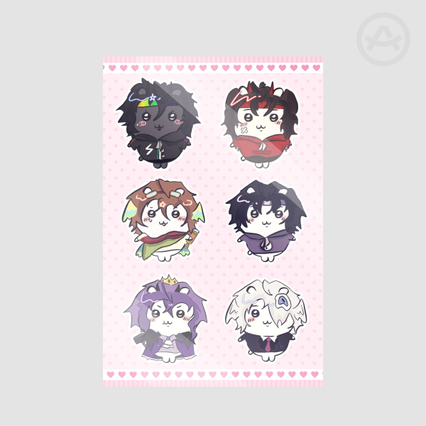 Unstable universe sticker sheet