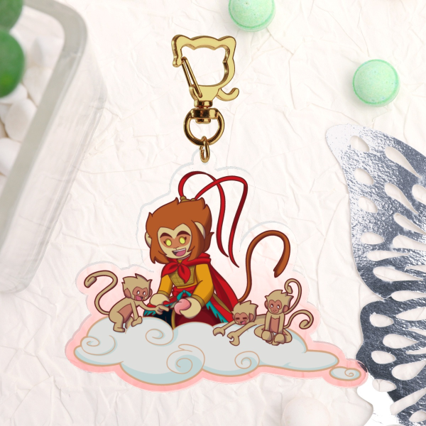 Monkey King [Lego Monkie Kid] Translucent Acrylic Charm