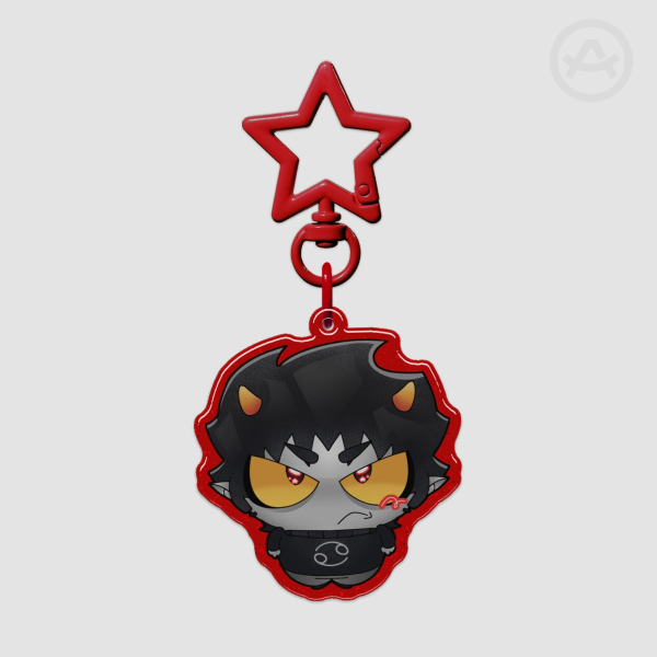 Homestuck🏠: Karkat Vantas Epoxy Glitter Acrylic Keychain