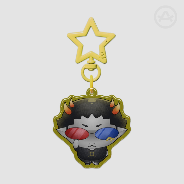 Homestuck🏠: Sollux Captor Epoxy Glitter Acrylic Keychains