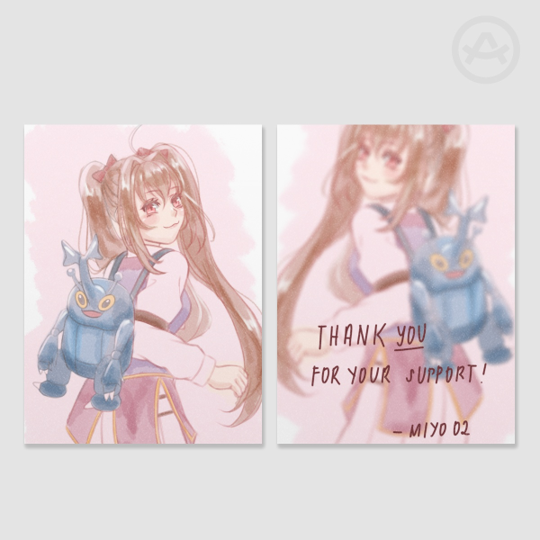 Estelle Bright with Heracross Backpack Photocard 2.99"*4.02"(76mm*102mm)