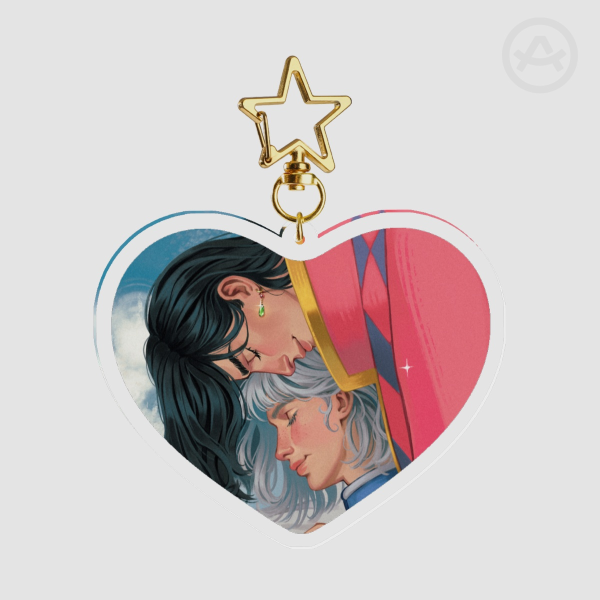 Howl and Sophie Keychains