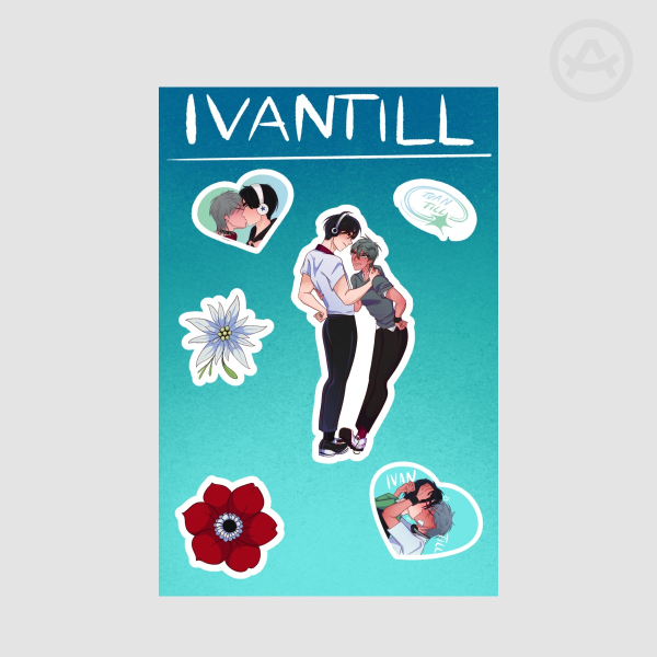 Ivantill Coated Paper Stickers Sheet