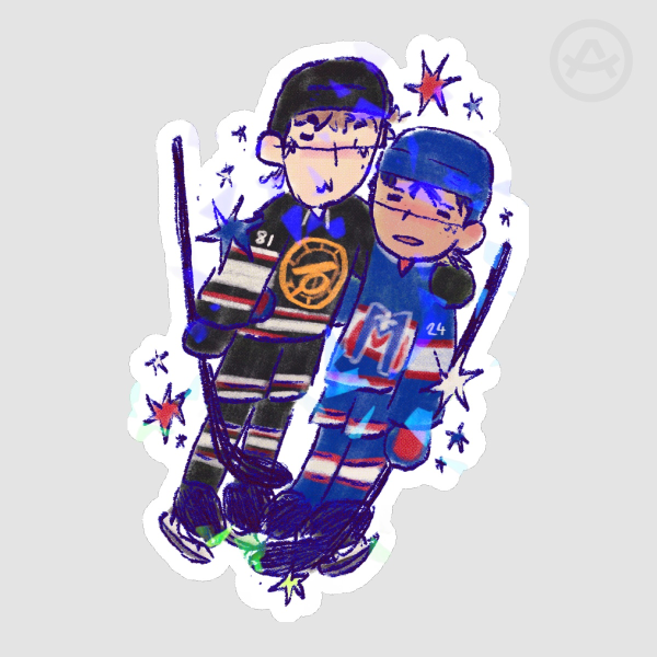 shane + ilya sticker