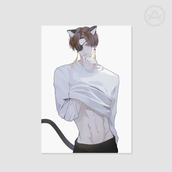 A5 Suo Kitty Print