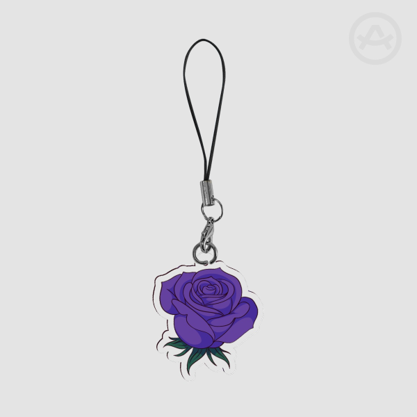 Luka rose phone charm