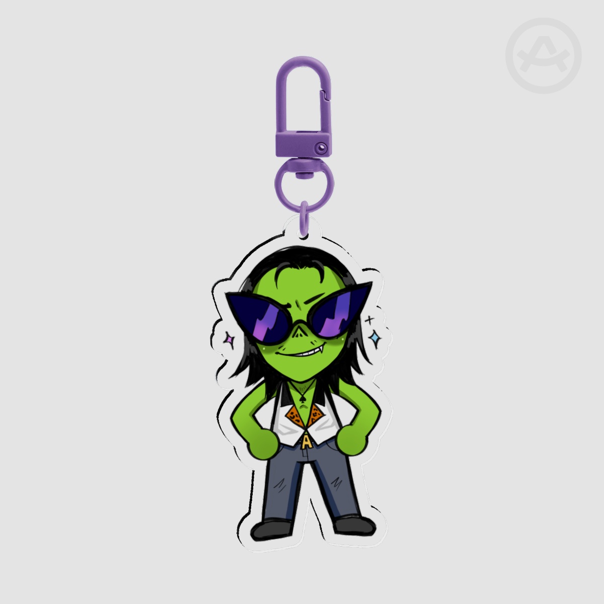Ace Gorillaz (The Now Now) Acrylic Keychain by Chem XZ - ACGGOODS