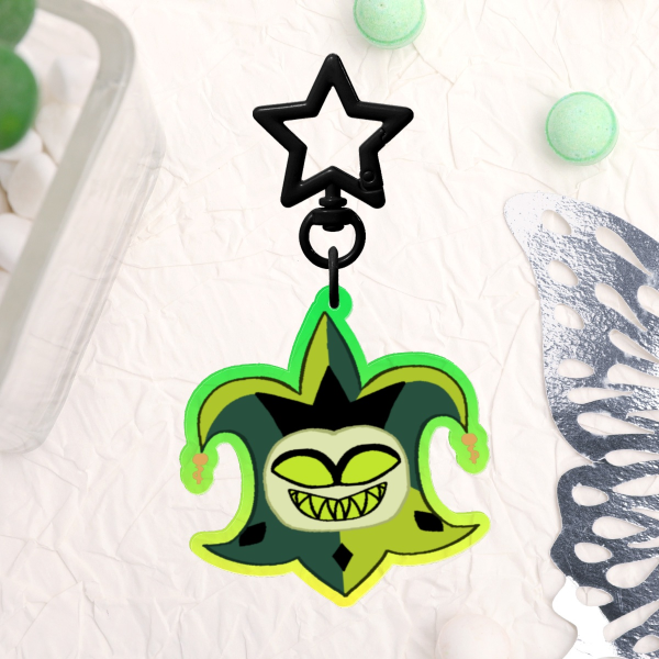 Mammon Clear Acrylic Keychain