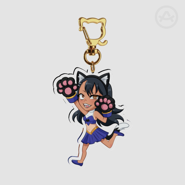 Hayase Nagatoro (Nekotoro) Double-Sided Keychain