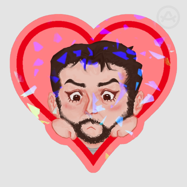 Mac Heart Sticker