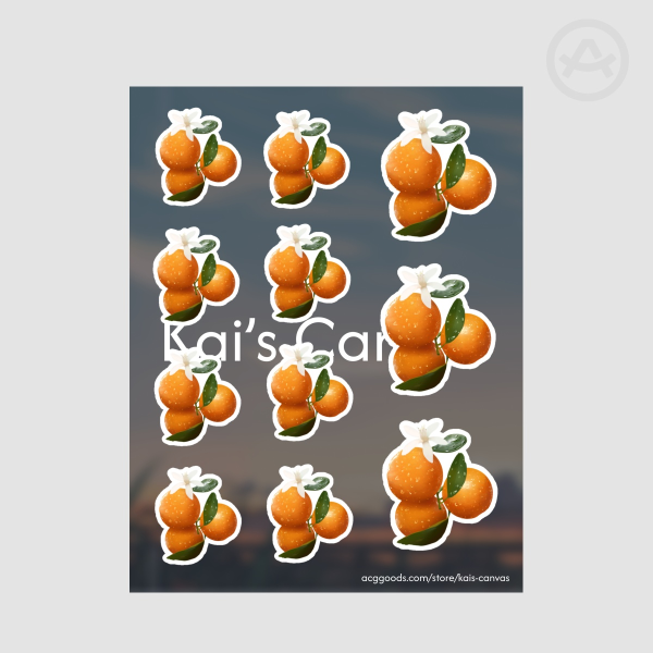 Seville Oranges | Matte Stickers Sheet