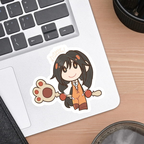 FF9 sticker - Garnet